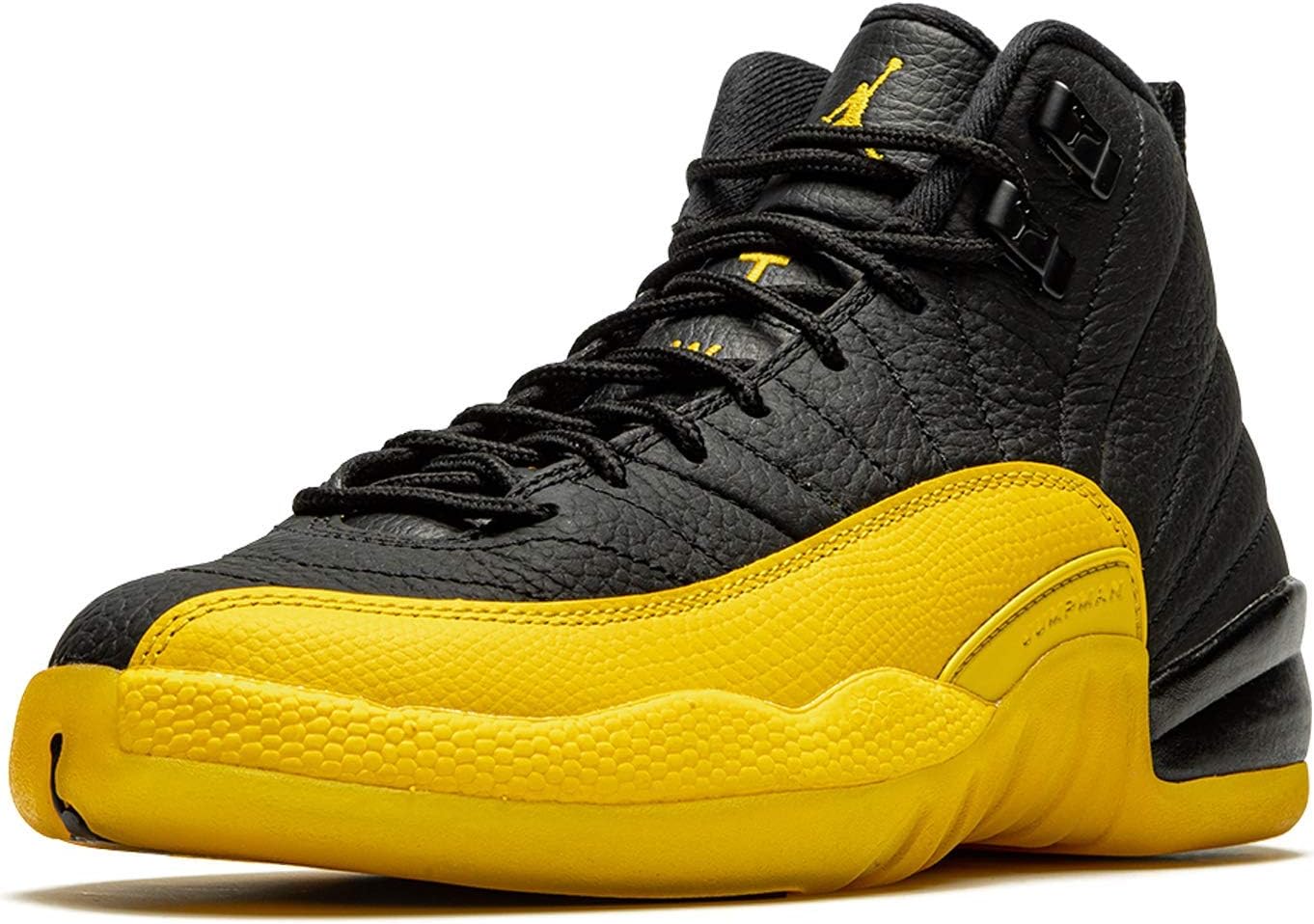 Кроссовки Air Jordan 12 GS University Gold Размер Nike, золотой — фото 4