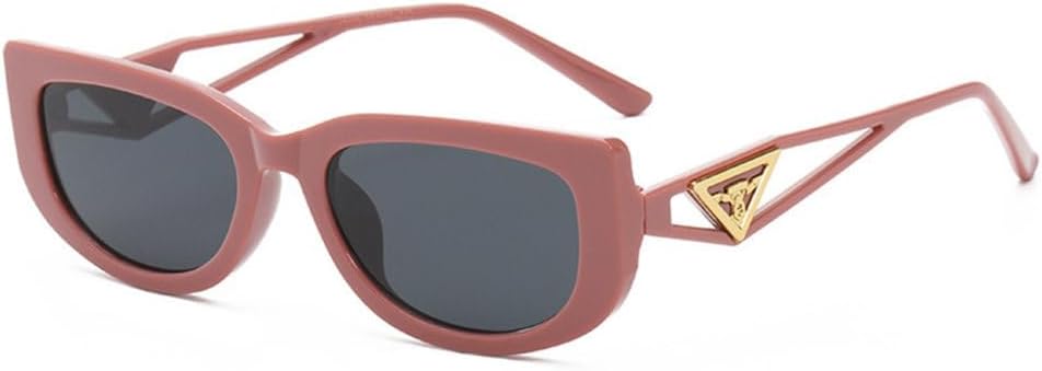 

Солнцезащитные очки «кошачий глаз» в тонкой оправе для женщин, стильные солнцезащитные очки в форме полого треугольника для мужчин, модные в стиле ретро generic, Leopardgray