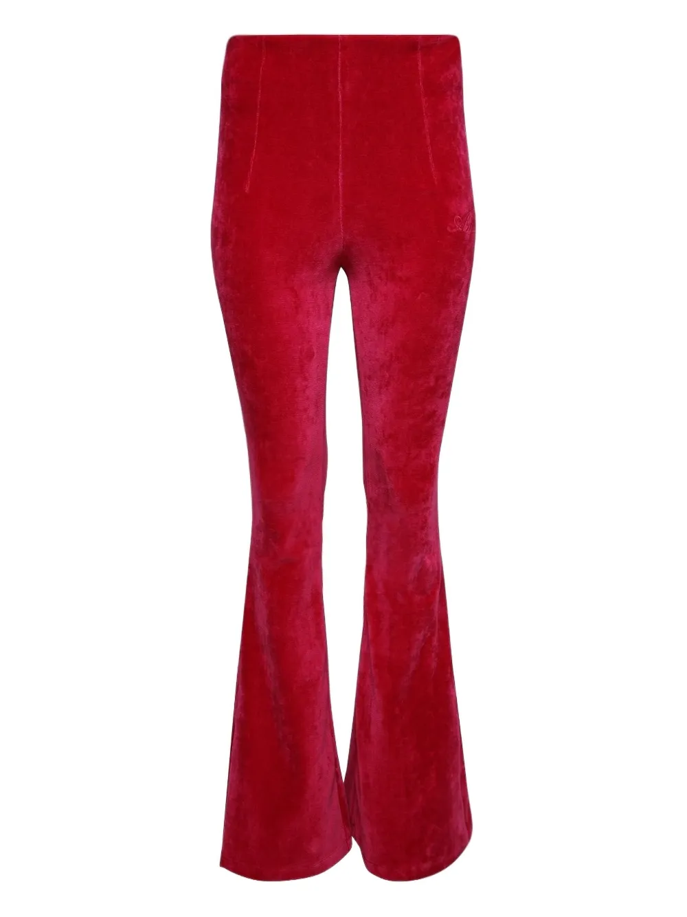 

Велюровые расклешенные брюки AMIRI, розовый