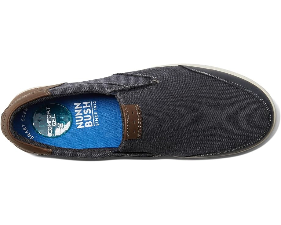 Лоферы Nunn Bush City Walk Canvas Moc Toe Slip-On, цвет Dark Blue — фото 2