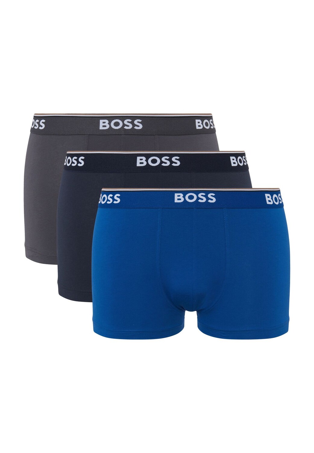 

Боди трусы, 3 шт., мужские BOSS, цвет Open Blue