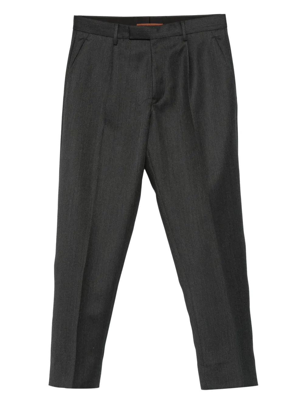 

Брюки со складками спереди Zegna, серый