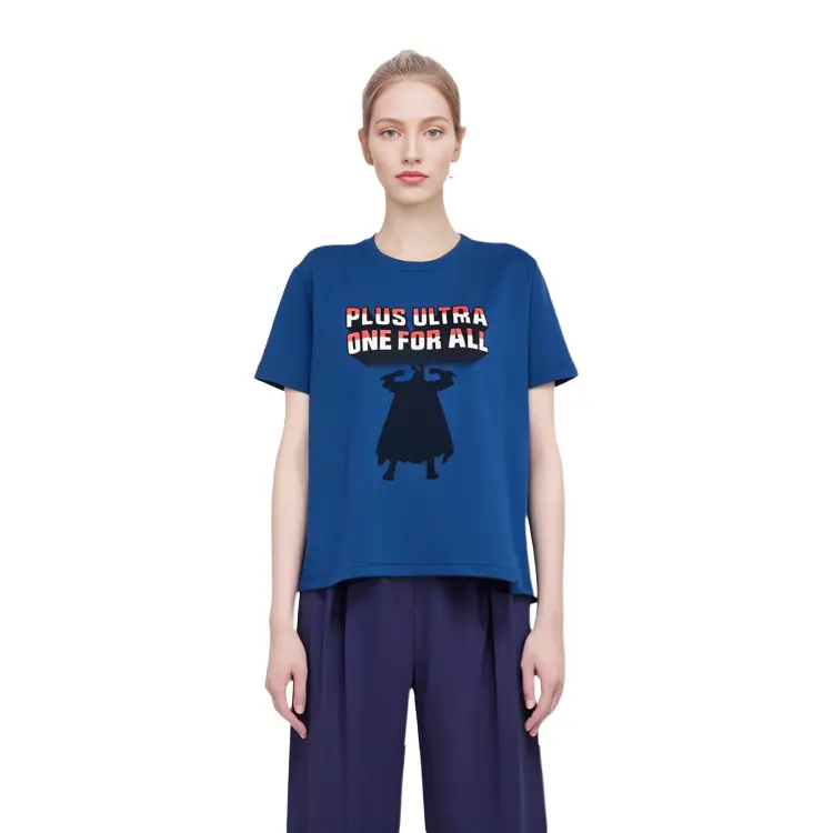 Футболка унисекс Sea Blue Uniqlo, цвет Sea Blue — фото 4