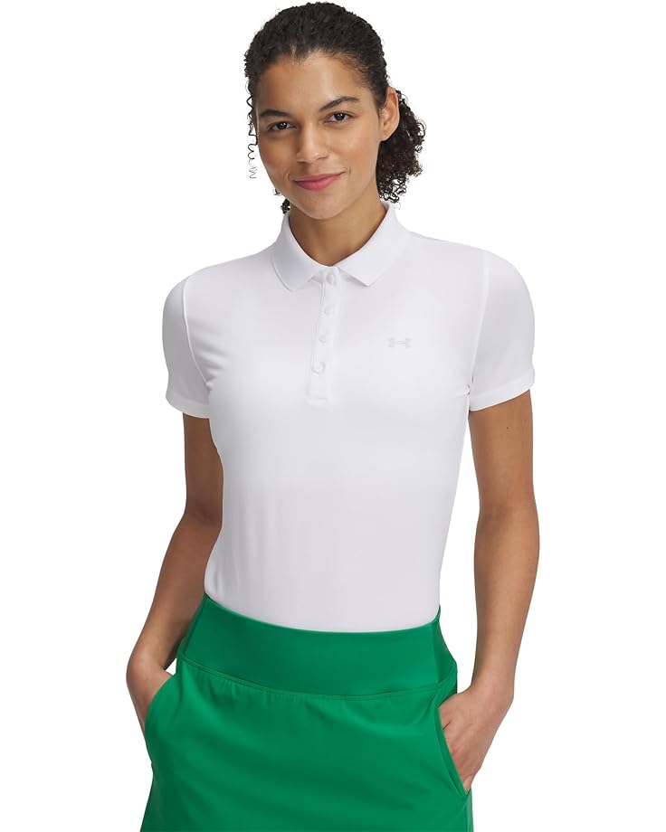 

Поло Under Armour Active Short Sleeve Polo, цвет White/Halo Gray