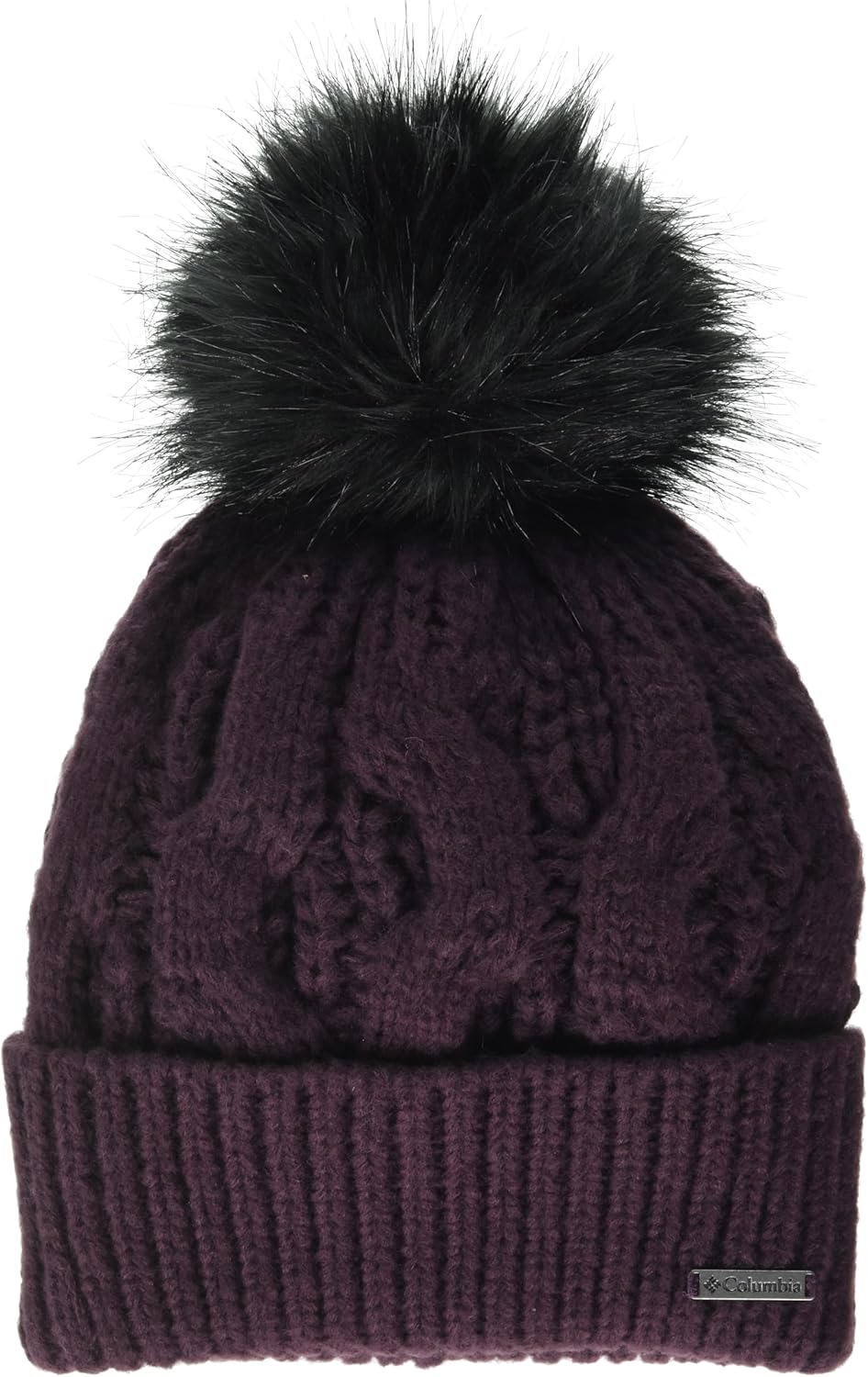 

Columbia Womens Boundless Days Cable Knit Pom Beanie, Moonvista