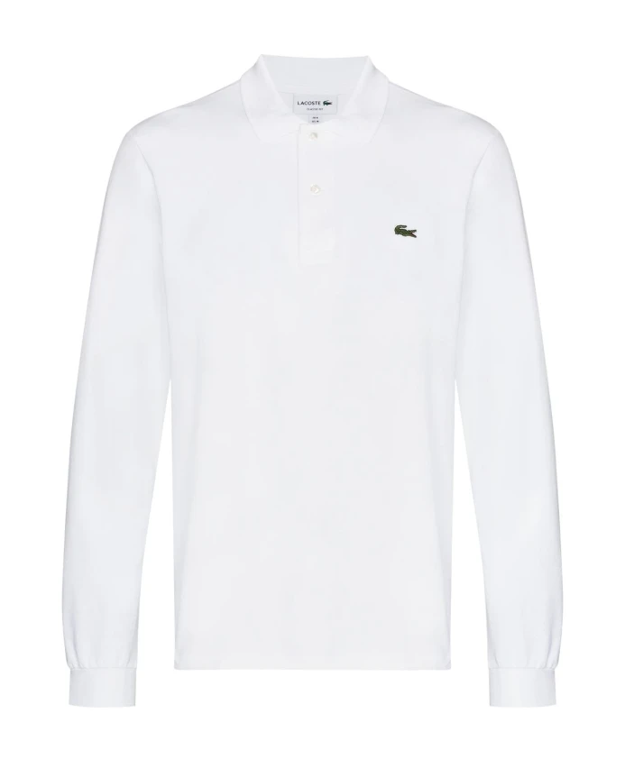 

Рубашка поло с логотипом в виде крокодила Lacoste, белый