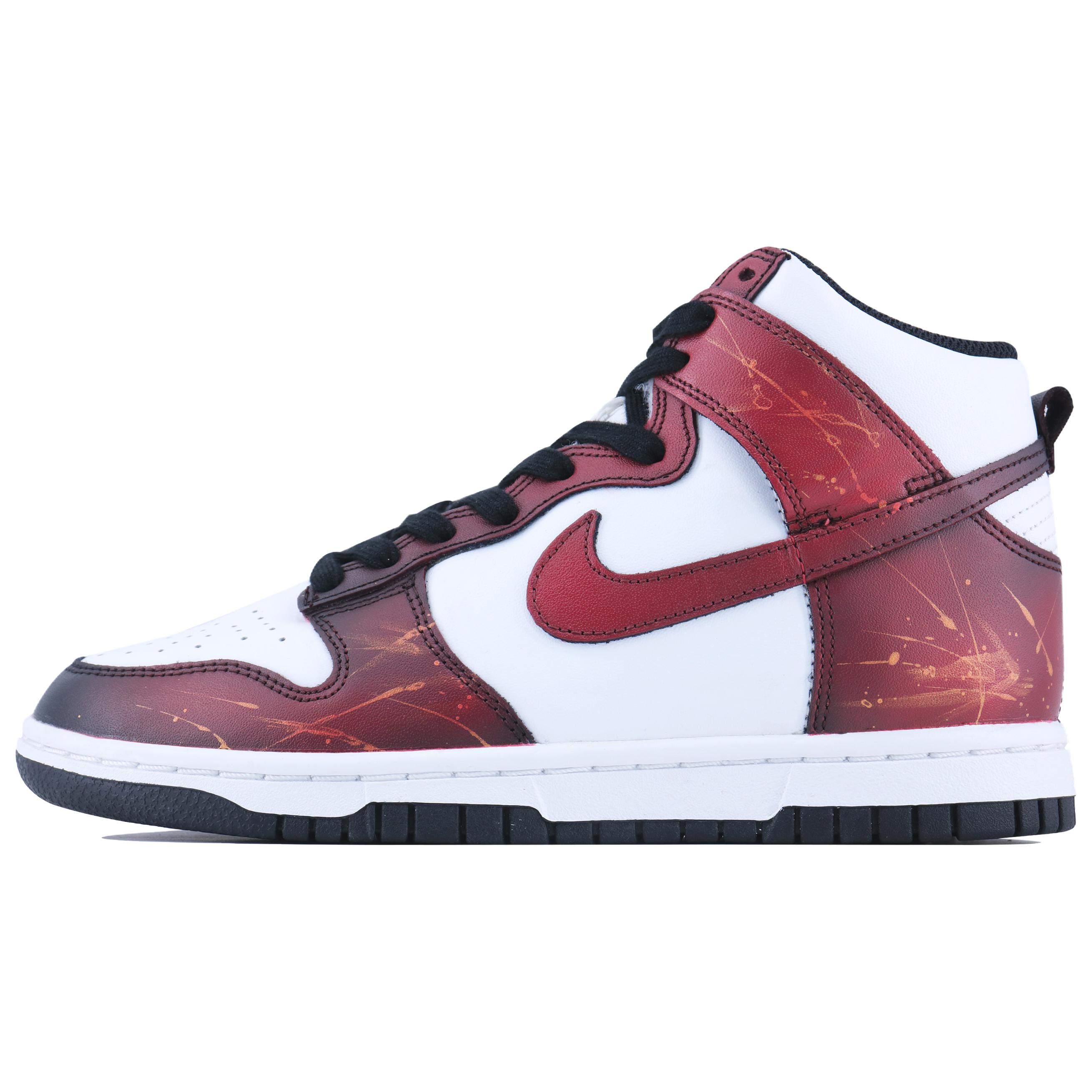 

Dunk Low Blissful Dawn высокие скейтборд кроссовки унисекс Nike, черный/красный