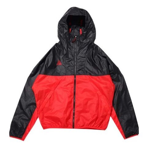 

Куртка men's acg sports hooded jacket black red Nike, красный