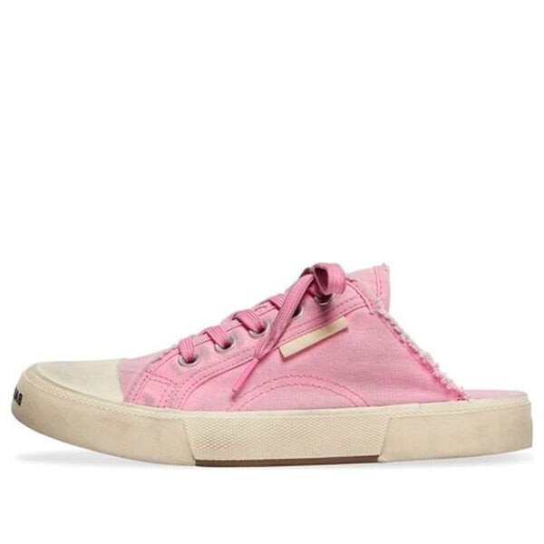 Кроссовки paris mule in 'pink' Balenciaga, розовый