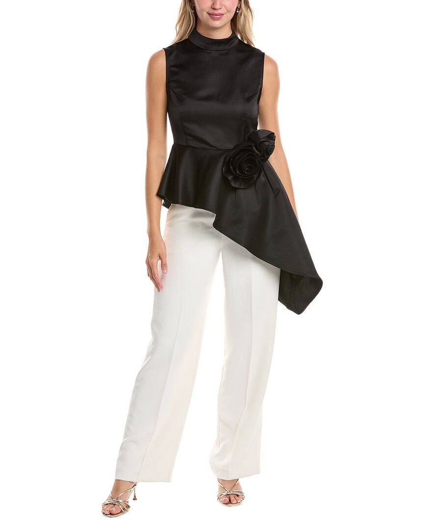 

Gracia Цветочный топ, черный