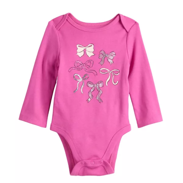 

Детский комбинезон с присборенными плечами Jumping Beans, цвет pink bow