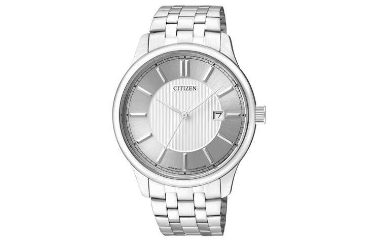 

CITIZEN Часы Quartz Movement Stainless Steel Strap Watch Men's Watch Silver Dial, Silver Dial