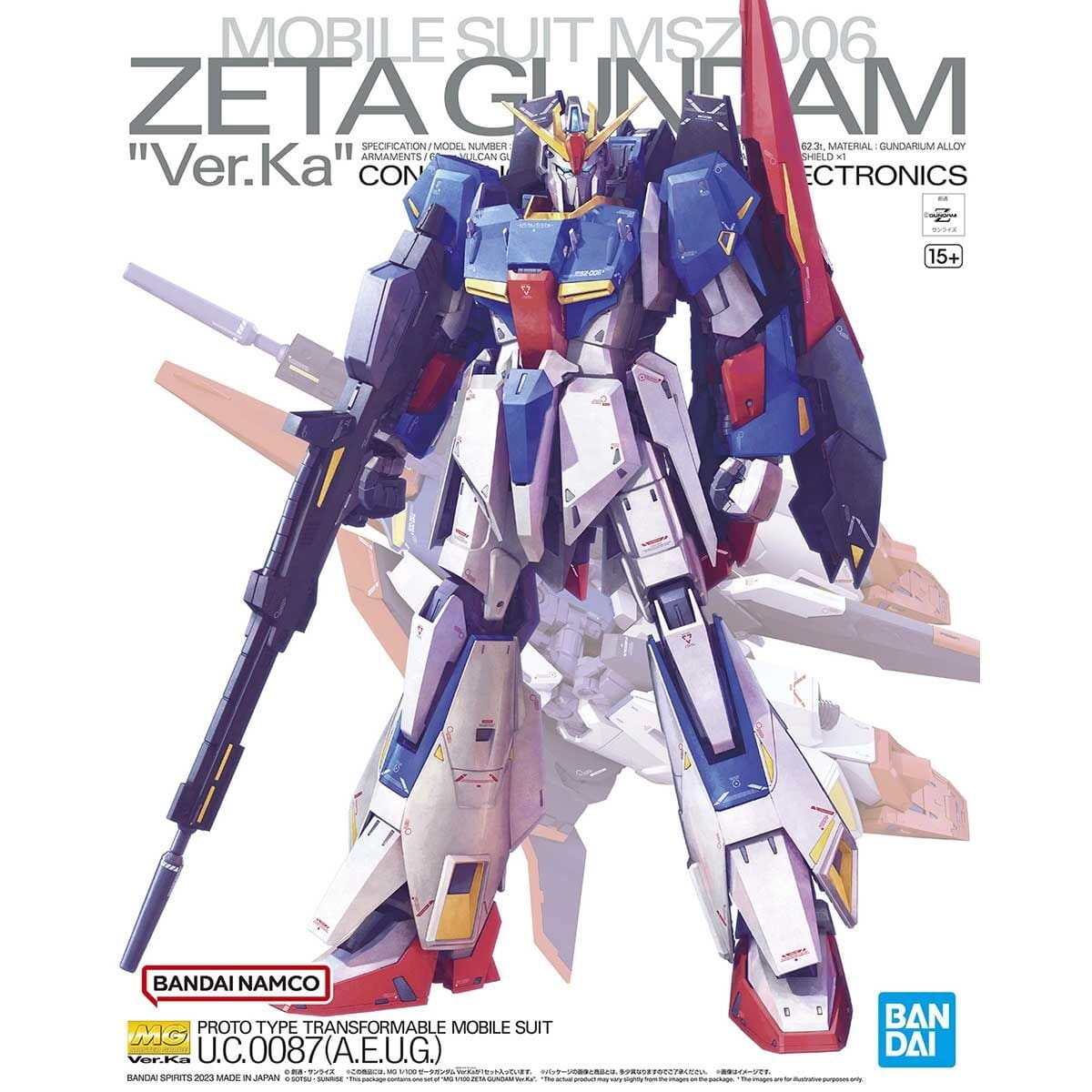 

MG 1/100 ZETA GUNDAM Вер.Ка Inna marka