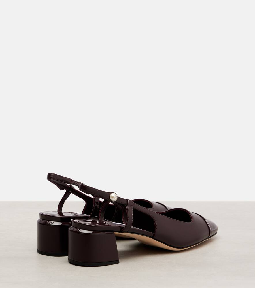 Туфли-лодочки Elisa 45 на ремешке из кожи Jimmy Choo, Deep Merlo — фото 2