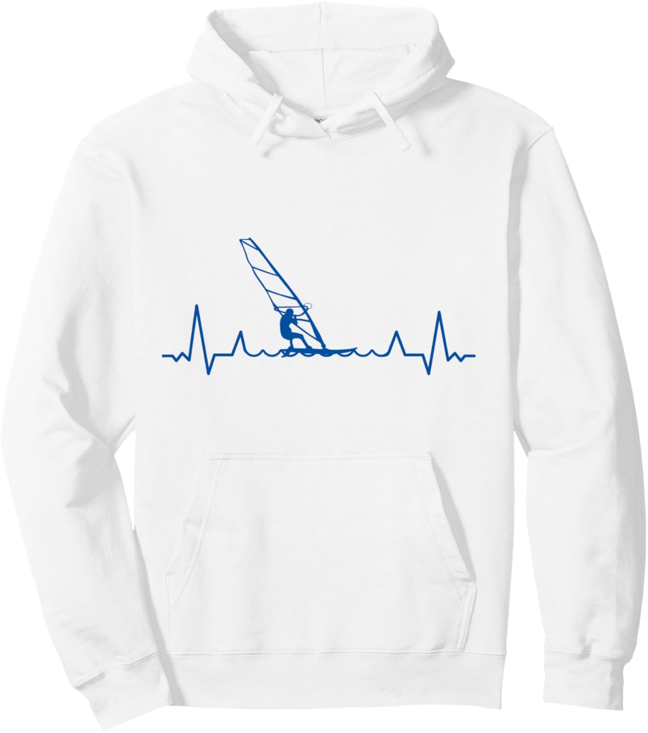 

Толстовка для виндсерфинга с парусом и доской для серфинга Windsurfing Gear Accessories Gifts Shirts, белый