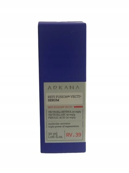 Сыворотка Arkana — Reti Fusion Vecti+ Serum, с векторным ретинолом и инкапсулированными витаминами А, Е, С, 30 мл