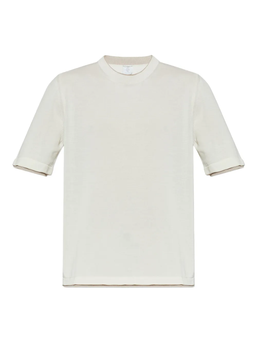 

Вязаная футболка с короткими рукавами Eleventy, нейтральный