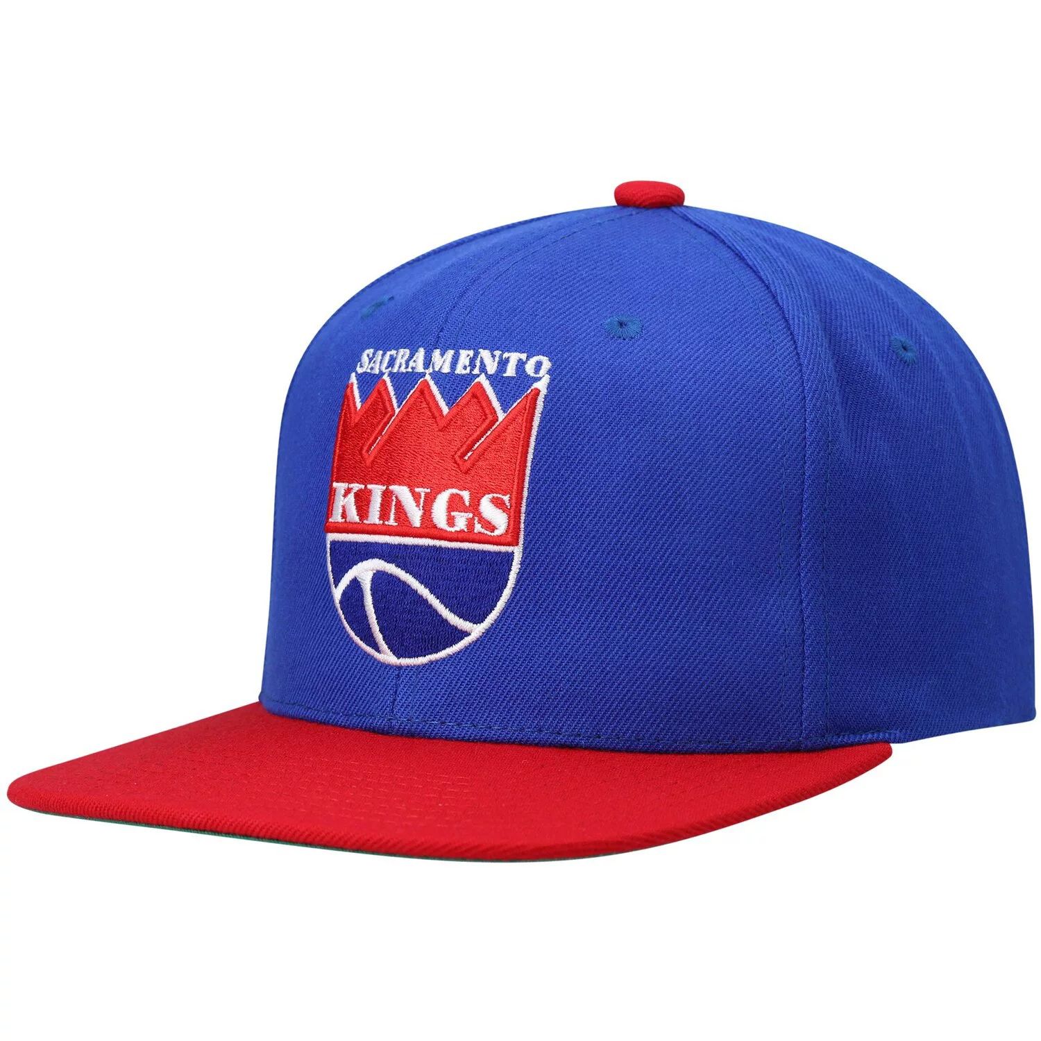 

Мужская двухцветная кепка Snapback 2.0 Mitchell & Ness синего/красного цвета Sacramento Kings Hardwood Classics Team