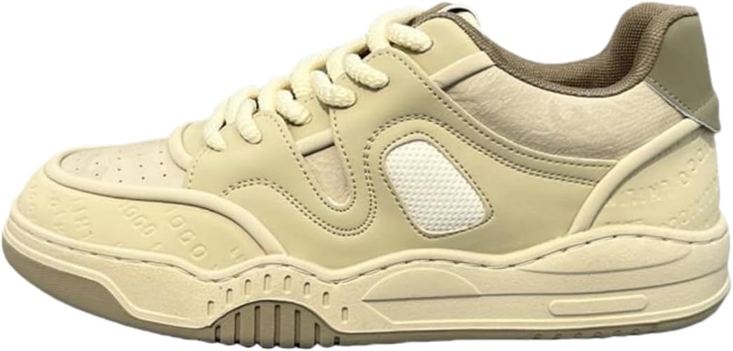 

Мужские кроссовки Comfort Fashion на шнуровке с толстой подошвой - амортизирующая промежуточная подошва, верх из сетки и замши, усиленный носок - дышащий дизайн для всех сезонов для скейтбординга, уличного спорта и повседневной носки Kpdwfms, бе...