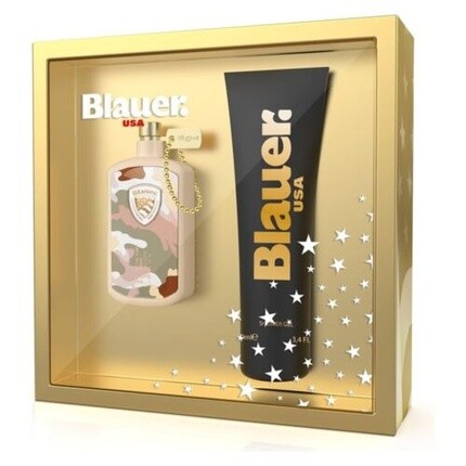 

Blauer Camou Woman EDT 50 мл Гель для душа 150 мл Духи в подарочной упаковке
