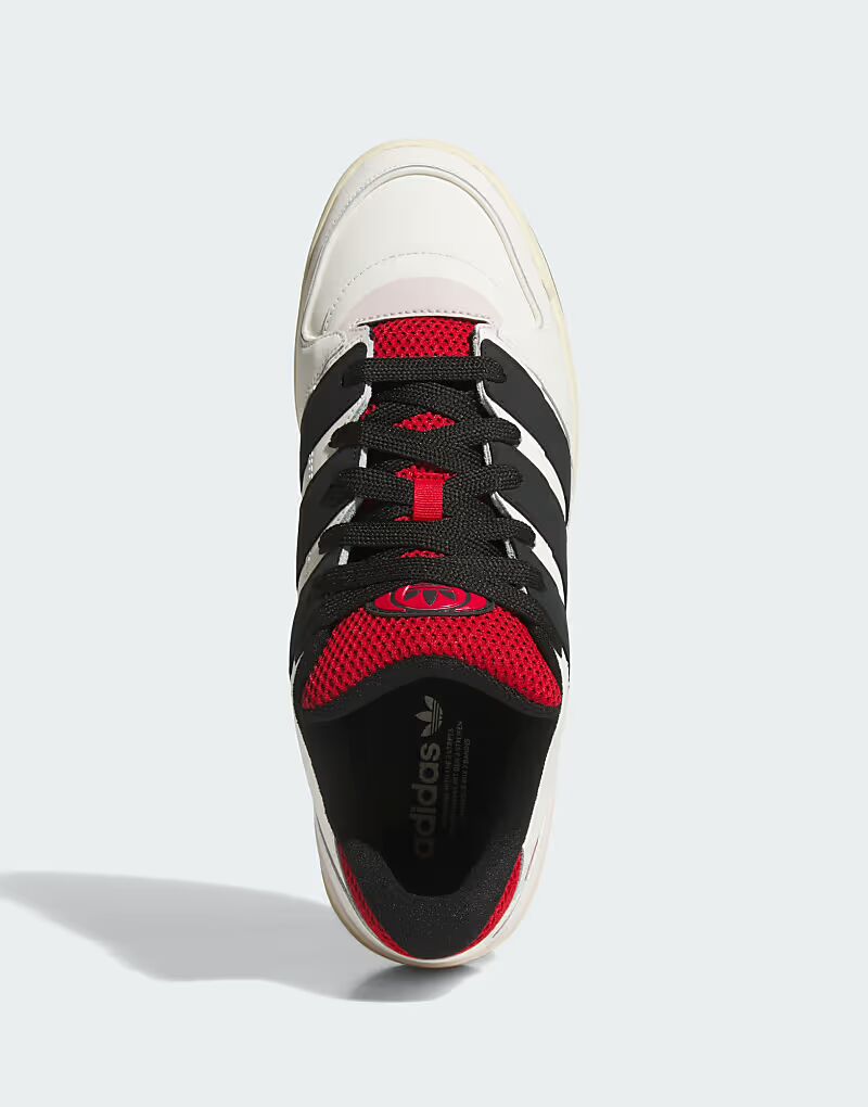 Кроссовки Adidas Originals Forum2000 в цвете «бежевый/черный/легкий» — фото 2