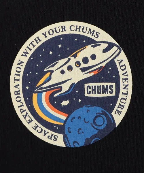 Детская футболка CHUMS Space Exploration с длинным рукавом тёмно-синяя — фото 4
