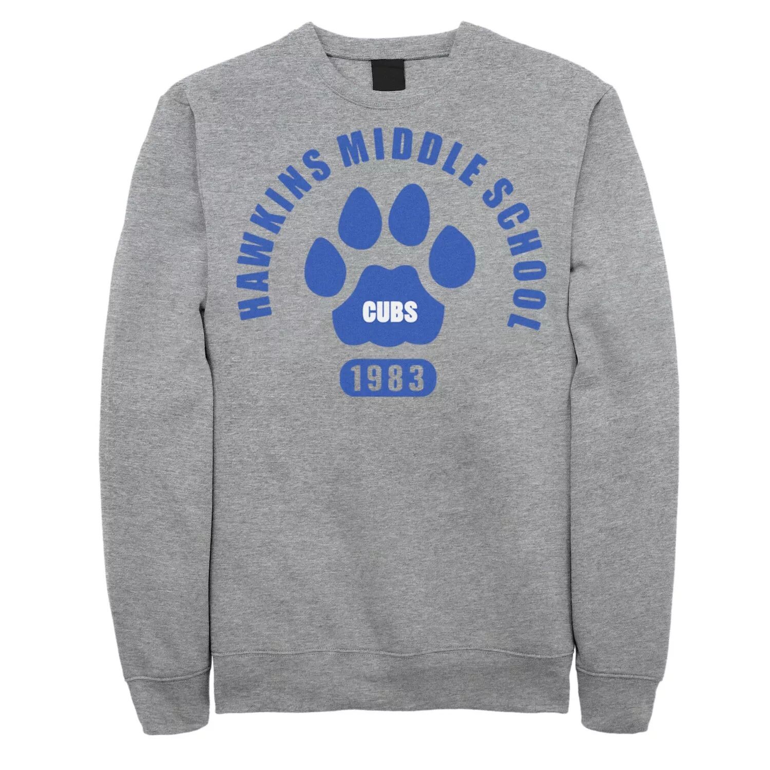 

Мужской свитшот Netflix Stranger Things Hawkins Middle School Cubs 1983 Licensed Character