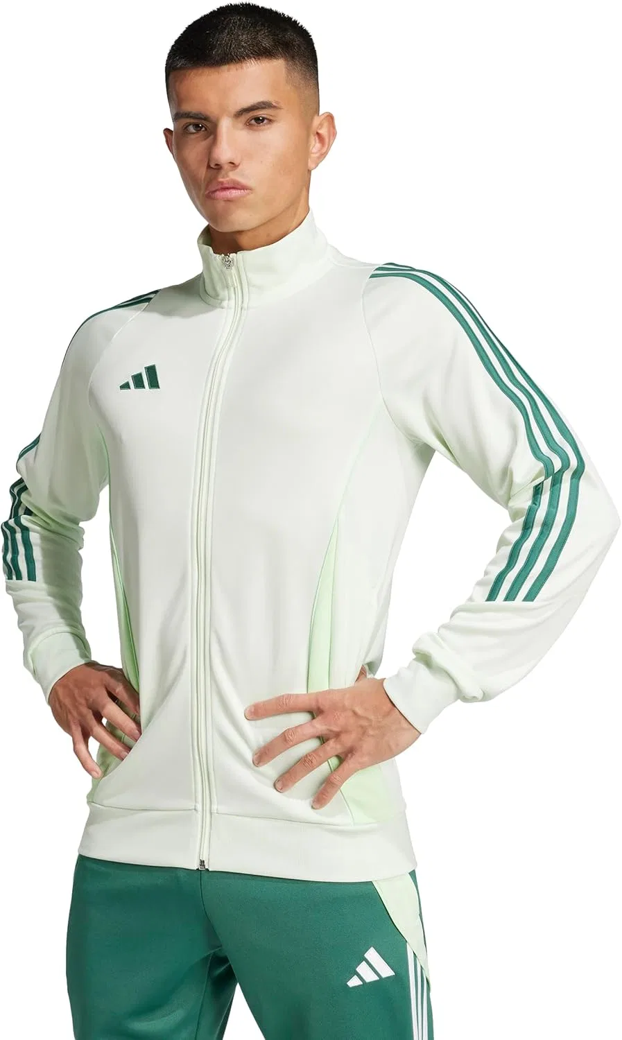 Тренировочная куртка adidas Tiro 24, Green Mist/Forest