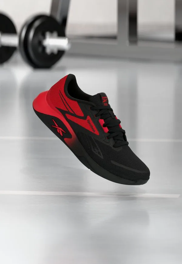 Кроссовки nanoflex 3 для тренировок Reebok, Black/Sport Red