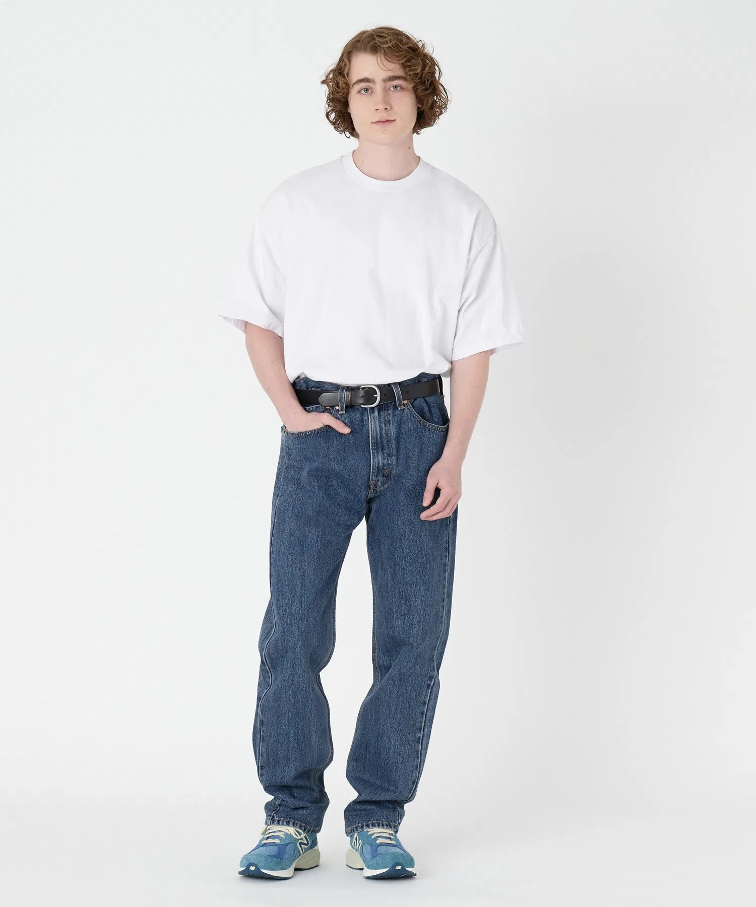 Джинсы Levi's 505™ Regular Fit, темно-синие. — фото 4