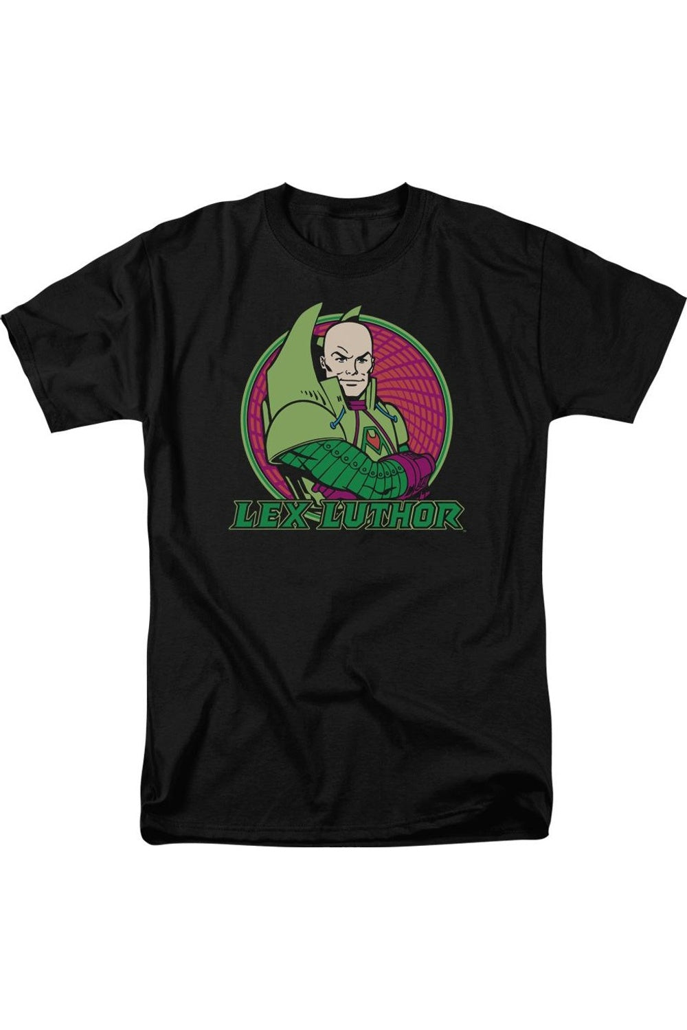 

Футболка с коротким рукавом для взрослых DC Comics Lex Luthor Gildan, черный