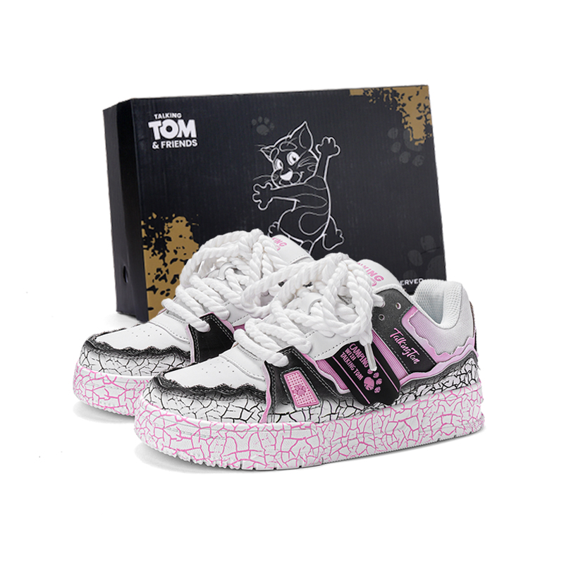 

TALKING TOM Утепленные утепляющие увеличивающие рост износостойкие противоскользящие низкие скейтерские кроссовки унисекс Trudging through Snow to Seek Plum Blossom