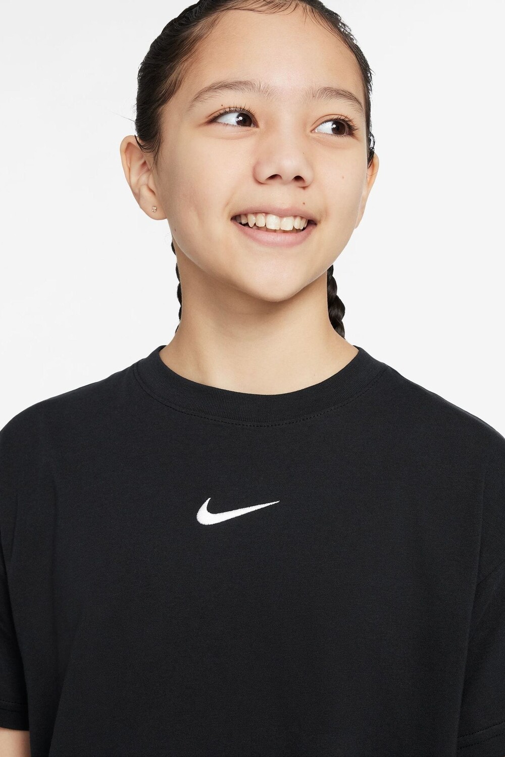 Спортивная футболка из 100% хлопка Nike, черный — фото 2