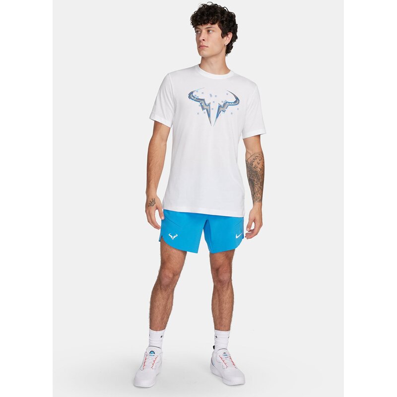 Shirt rafa nikecourt dri-fit Nike, белый — фото 4