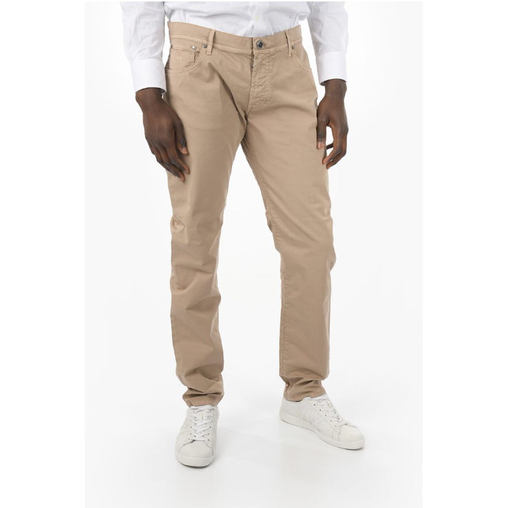 

Бежевые хлопковые брюки Corneliani, Beige