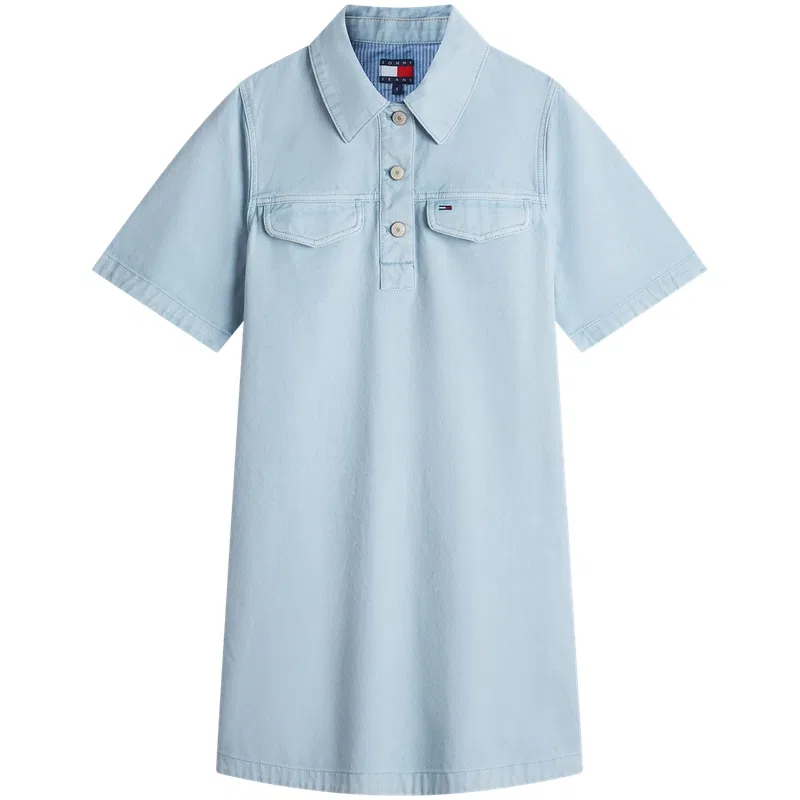 Платье с коротким рукавом женское Tommy Hilfiger, Blue C1T