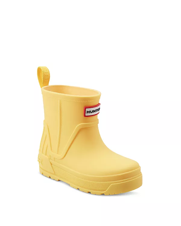 

Водонепроницаемые ботинки унисекс для детей - для малышей и взрослых. Hunter, желтый