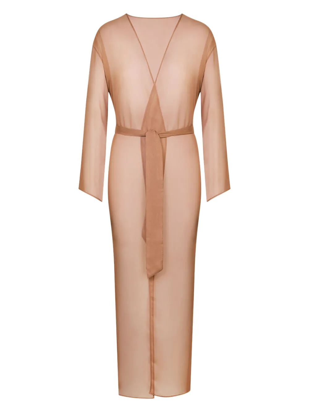 

Прозрачный халат с поясом Maison Close, нейтральный