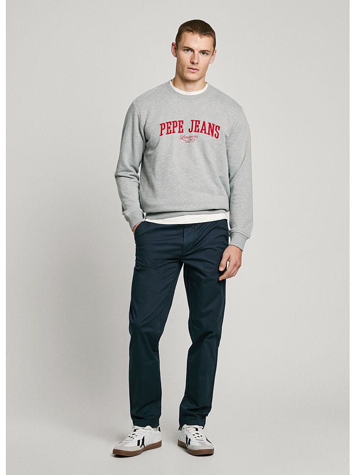 

Брюки чинос Poplin Pepe Jeans, темно-синий