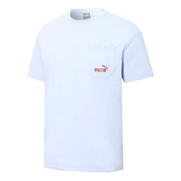 

Футболка skb pocket logo tee 'blue' Puma, синий