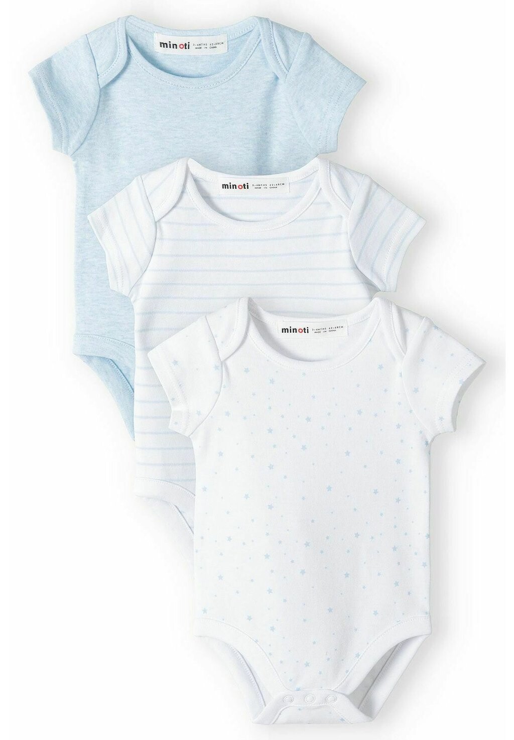 

Боди 3 PACK MINOTI, цвет light blue/white