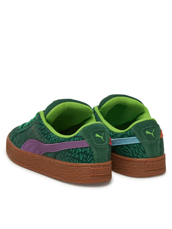 Кроссовки Suede XL TMNT Jr 401427 01 Puma, зеленый — фото 3