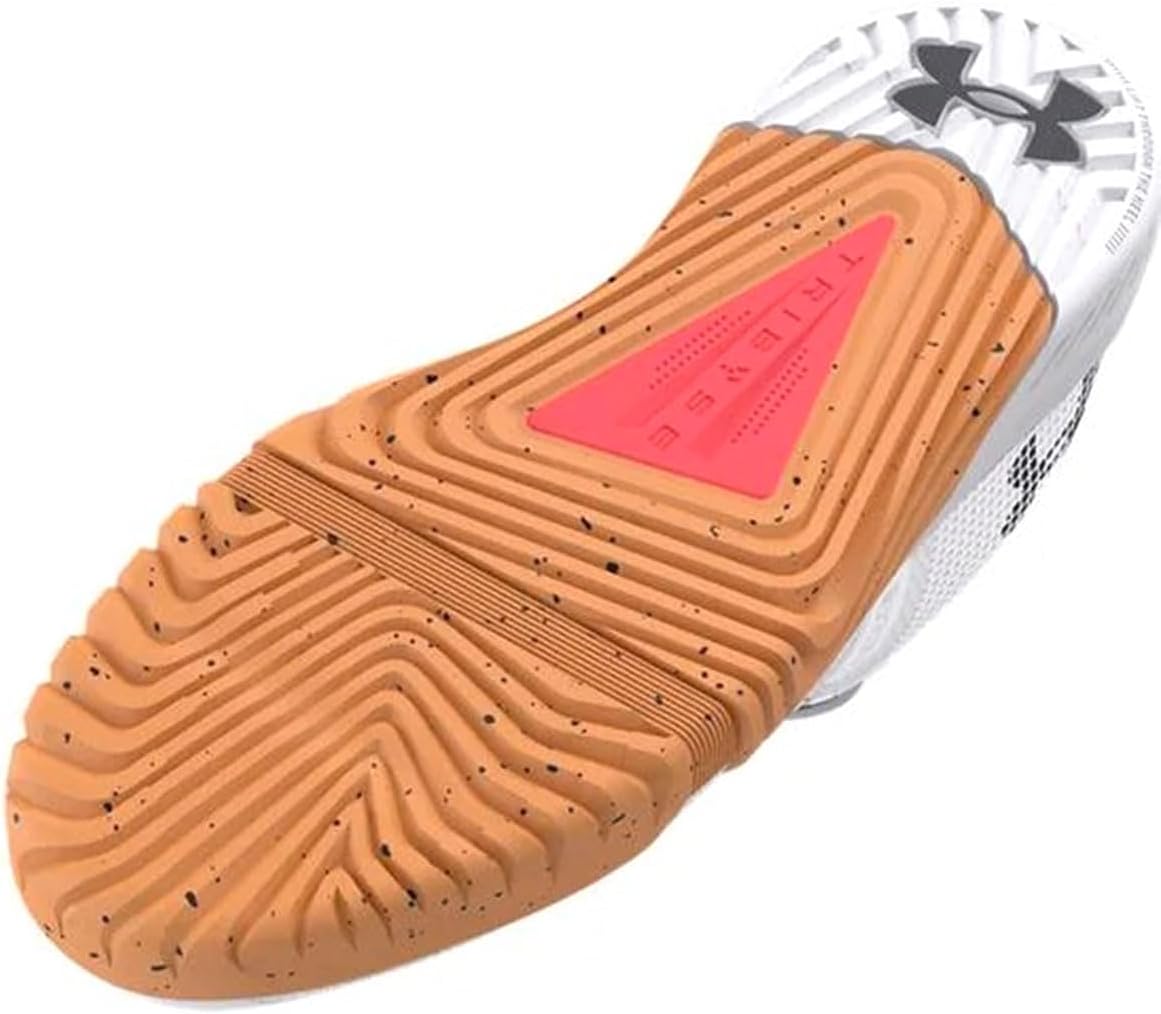 Under Armour Mens Tribase Reign 6, White/Distant Gray/Black — фото 4