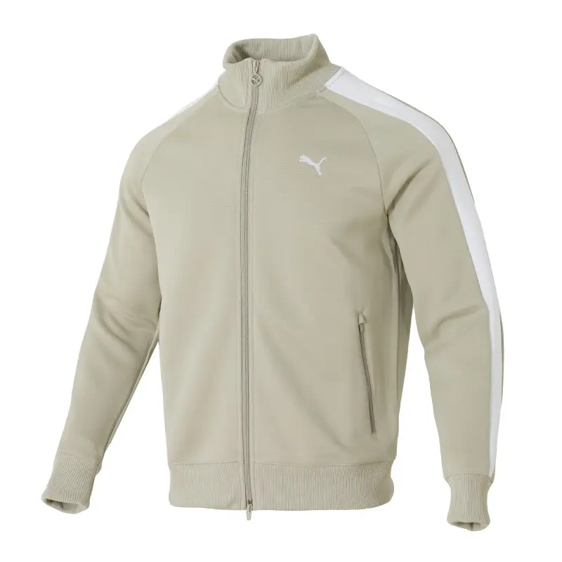 

Puma Куртки T7 мужские, оливковый цвет, воротник-стойка, средней толщины, другие характеристики