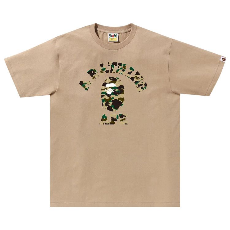 

Футболка BAPE 1st Camo College Tee, Beige/Yellow