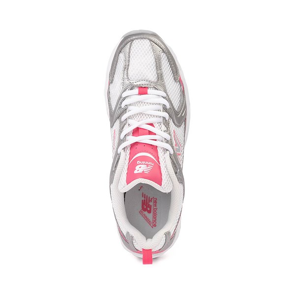 Кроссовки New Balance 530 Athletic Shoe, цвет White/Silver Metallic/Dragonberry — фото 2