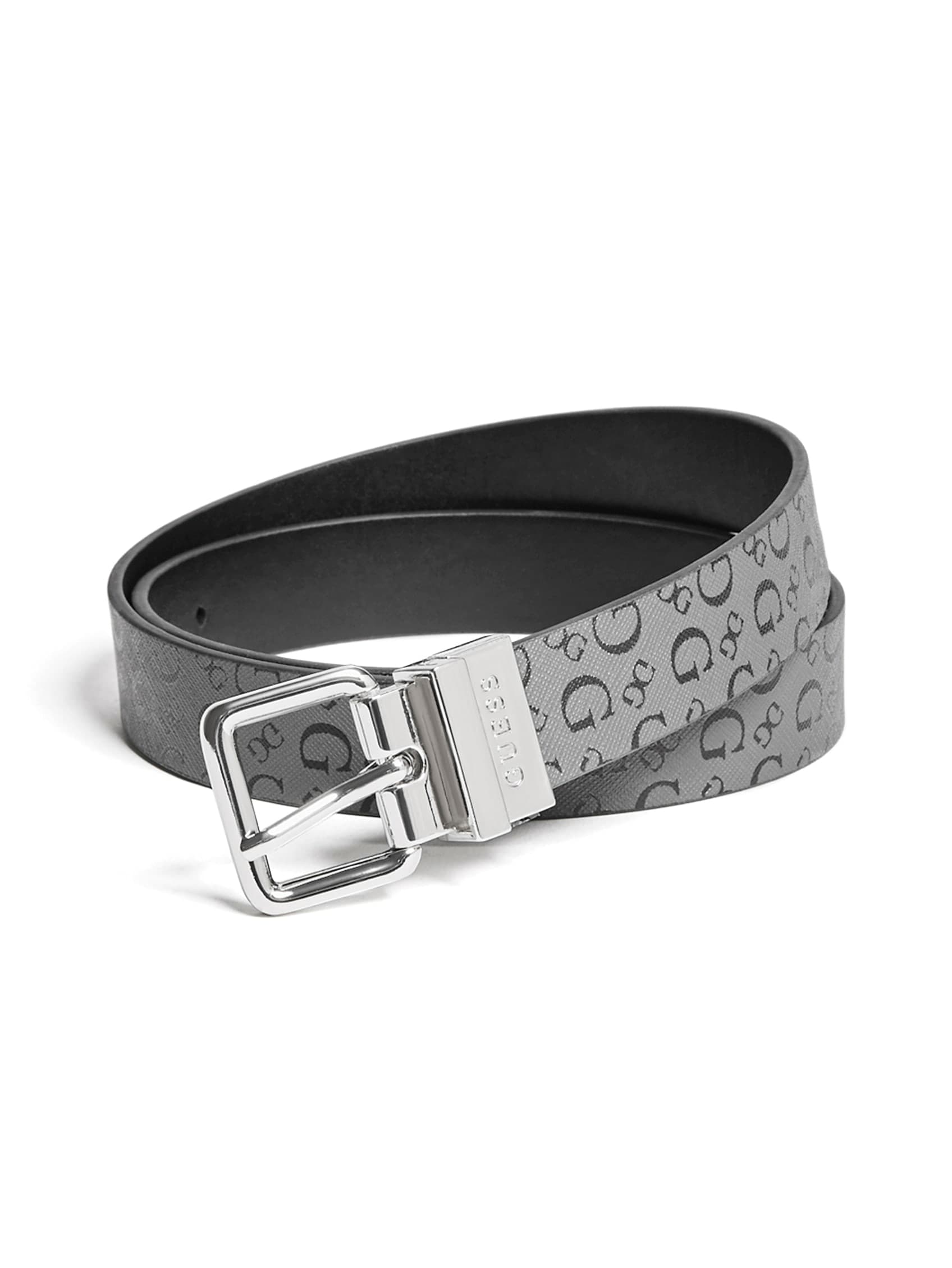 

Ремень с логотипом Guess Factory, цвет coal