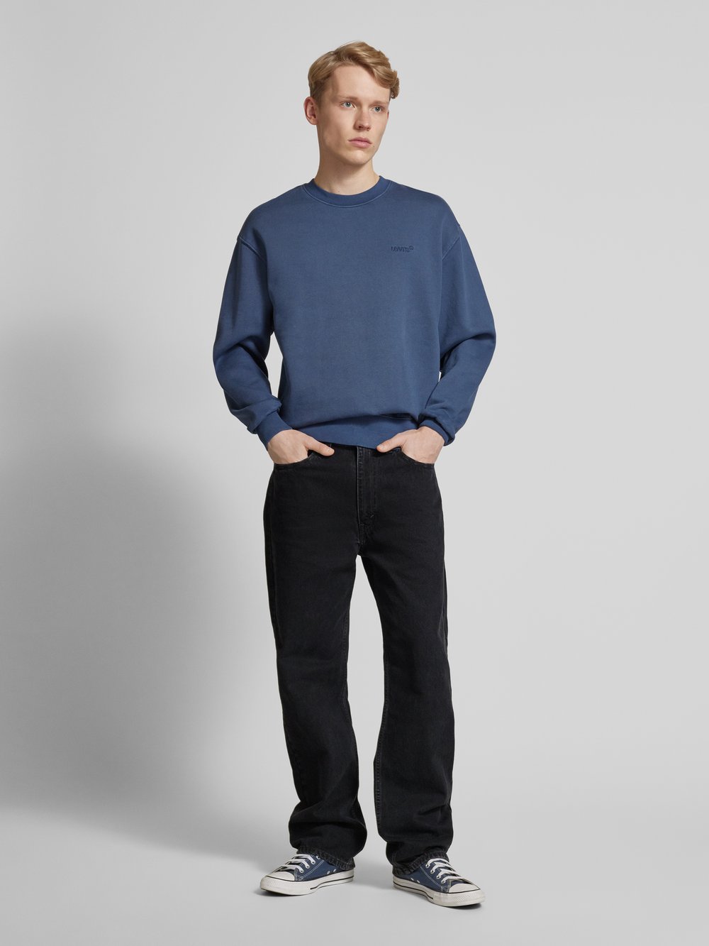 

Джинсы свободного кроя с пятью карманами, модель «565» Levi's, черный
