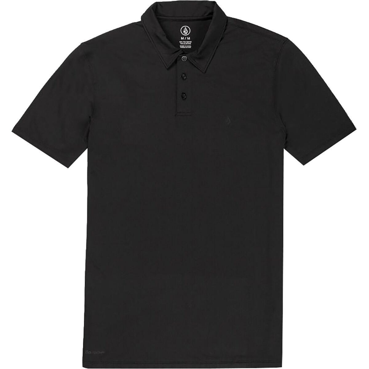 

Поло из веганской замши Hazard pro Volcom, черный