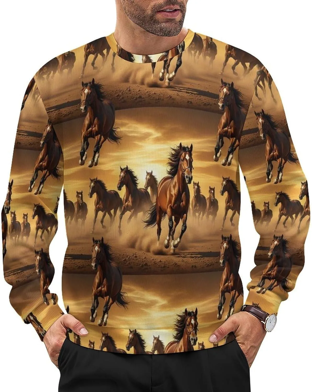 

Мужской свитер-пуловер Relaxed Fit из полиэстера для вечеринок VAFZASC